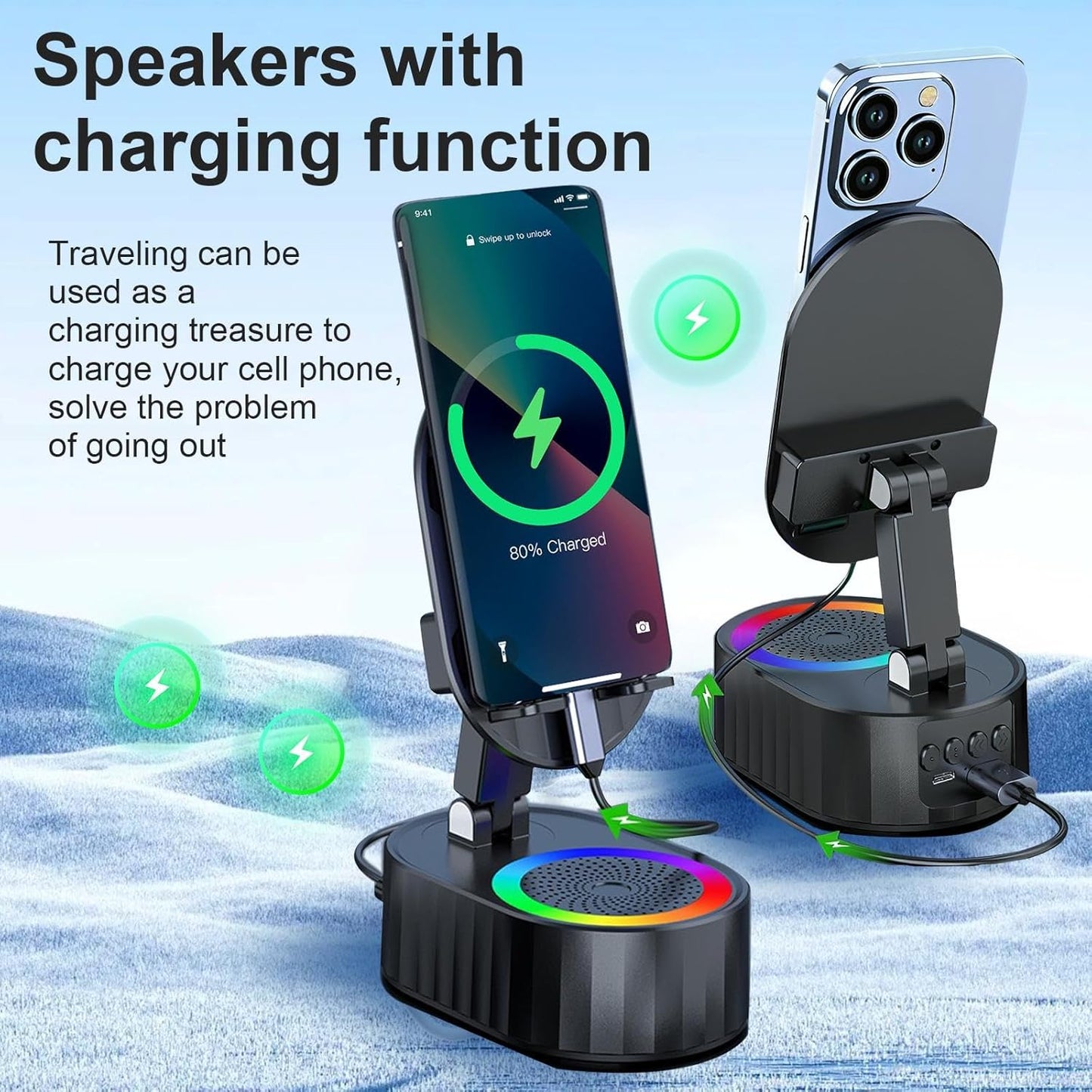 Induction Speaker - (No bluetooth needed!)